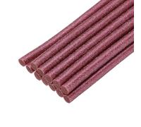 QUARKZMAN Barras de Pegamento Caliente Mini para Pistola de Pegamento 0,27" x 4" Rojo Brillante con Purpurina 12 Piezas