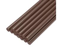 QUARKZMAN Barras de Pegamento Caliente Mini para Pistola de Pegamento 0,27" x 8" Marrón 12 Piezas