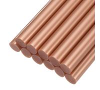 QUARKZMAN Barras de pegamento caliente mini para pistola de pegamento 11mm x 100mm Oro rosa 12uds