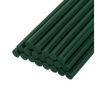 QUARKZMAN Barras de Pegamento Termofusible, 100 mm de Largo x 11 mm de Diámetro para Pistola de Pegamento Caliente, Perfecto para Proyectos de Manualidades, Color Verde Oscuro, 20 Unidades