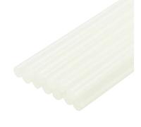 QUARKZMAN Barras de Pegamento Termofusible Mini para Pistola de Pegamento 0,27 Pulgadas x 8 Pulgadas Brillo Blanco 12 Piezas