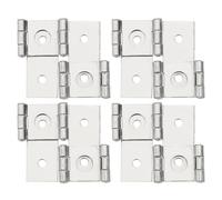 QUARKZMAN Bisagras de Doble Acción para Pantallas Plegables, 4 Piezas de Bisagras de Doble Giro de Estilo Retro de 2.13" con Rotación de 270 Grados para Puertas de Pantallas, Color Plata