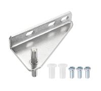 QUARKZMAN Bisagras De Puerta De Congelador De Acero Inoxidable De Reemplazo Bisagra De Columna Central Distancia Del Eje Derecho 1.38" Para Refrigerador Con Tornillos Y Buje