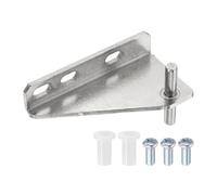 QUARKZMAN Bisagras De Puerta De Congelador De Acero Inoxidable De Repuesto Bisagra De Columna Central Distancia Del Eje Izquierdo 1.46" Para Refrigerador Con Tornillos Y Buje