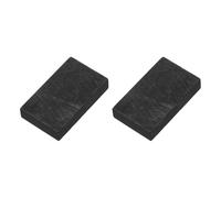 QUARKZMAN Bloque Rectangular De Grafito En Disco Lingote Placa De Electrodo De Grafito De Alta Pureza 25x15x5mm Para Fusión Fundición Electrólisis Paquete De 2