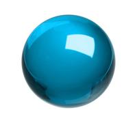 QUARKZMAN Bola De Cristal Redonda 60mm / 2.4" Esfera Sólida De Vidrio Decorativa Para Decoración Del Hogar Regalo Artesanía Feng Shui Adivinación Decoración De Fuente Azul Lago