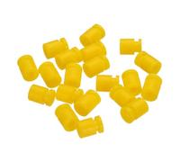 QUARKZMAN Bolas de Goma Antivibración para Controlador de Vuelo RC F4 F7 y Gimbal Bolas de Amortiguación de Goma M3X8mm Accesorio DIY para Modelo de Drones RC Amarillo 36 Paquete