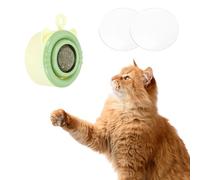 QUARKZMAN Bolas De Hierba Gatera para Limpieza De Gatos, Rotativas Y Adorables, Suministros para Juego Energético De Gatos En Interiores (Amarillo Verde), Destinado para Dormitorio /.