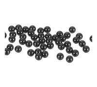 QUARKZMAN Bolas de Rodamiento Cerámicas de 3/32 pulgadas, 100 Pcs Bola de Nitruro de Silicio Si3N4 G10 Bolas de Precisión para Aeroespacial Automotriz Robótica, Negro