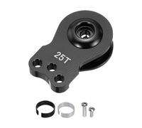 QUARKZMAN Brazo De Servo 25T Ajustable Con 3 Agujeros De Alta Torque Negro