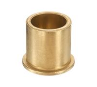 QUARKZMAN Brida Cojinetes de Manguito, 25mm ID x 32mm OD x 35mm Longitud, Casquillos de Bronce Sinterizado Autolubricantes