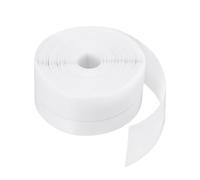 QUARKZMAN Burlete Puerta Sello 45mm Silicona Sello Tira para Puerta Borrador Tapón Adhesivo Cinta Ventana Casa Ducha Vidrio Huecos Longitud 8m, Blanco