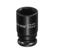 QUARKZMAN Bussola A Impatto Bassa A 6 Punti 1/4 Di Pollice 10mm Metrica Standard Bussola In Acciaio Cr-Mo Per Albero Di Trasmissione Dado Esagonale Bulloni Per Riparazione Auto E Macchine