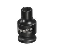 QUARKZMAN Bussola Ad Impatto Bassa A 6 Punti 1/4 Pollice Attacco 5mm Metrica Standard Bussola Acciaio Cr-Mo Albero Asso Dado Esagonale Bullone Bussole Per Riparazione Auto Macchina