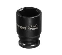 QUARKZMAN Bussola Di Impatto A 6 Punti 1/4 Di Pollice 12mm Standard Metrico Bussola In Acciaio Cr-Mo Per Dado Esagonale Bulloni Per Riparazioni Auto E Macchine