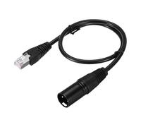 QUARKZMAN Cable Adaptador DMX512 XLR Macho A RJ45 Macho 1.6ft Cable De Extensión Para Micrófono Para Escenario Estudio Consola Iluminación
