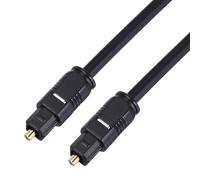 QUARKZMAN Cable de Audio Óptico Digital, Cable Óptico Spdif para Barra de Sonido/Tv/Ps4/Monitor/Xbox/Cine En Casa, 3.3 Pies
