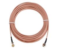 QUARKZMAN Cable De Extensión De Antena SMA, 8M/26.2ft Cable Coaxial RG316 De Baja Pérdida Con Conector SMA Macho Clavija Interna A Hembra Orificio Interno Para Sistemas De Red 0-6G