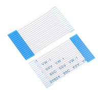 QUARKZMAN Cable Flexible Plano, 30mm Paso 1mm 16 Pines FPC FFC Cable Flexible Plano Para LCD TV Audio De Auto Reproductor DVD 5Pcs (Tipo B)