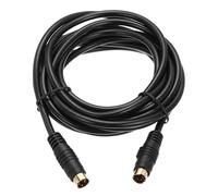 QUARKZMAN Cable S-Video 10 Pies, Cable S-Video Mini DIN 4 Pines Macho A Macho Conector Chapado En Oro Para TV Receptor Monitor S-VHS VCR DVD