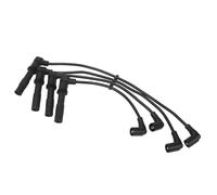 QUARKZMAN Cables De Bobina De Encendido Para Vw Golf Iv 1.4 16V 97-05 4 Pcs | Negro, Silicona Y Níquel, Para Vw Golf Iv 1.6, Lupo, Polo, Fabia, A2, Oe 036905409K, Mejora Combustión
