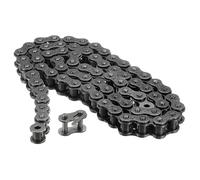 QUARKZMAN Cadena de Rodillos #40/08A-1 de 3 Pies de Longitud, Paso de 1/2" de Acero al Carbono con Eslabón Maestro Gratuito para Bicicletas, 72 Eslabones