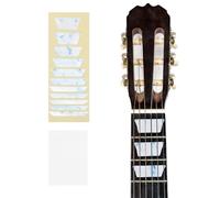 QUARKZMAN Calcomanías Para Diapasón Guitarra Inlay Stickers Decals Para Guitarras Y Calcomanía Trapezoidal Inlay Sticker Guitar Decals Para Guitarra Musical, Guitarra Acústica Colorful Shell