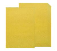 QUARKZMAN Cartulina con Purpurina, 10 Hojas de Papel Brillante Autoadhesivo con Purpurina para Proyectos de Manualidades, Decoración de Navidad, Fiestas de Cumpleaños y Bodas, Dorado, 80 Gsm