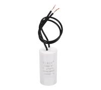QUARKZMAN CBB60 Condensador De Arranque, 4uF 450V 2 Hilos Condensador Eléctrico Para Motor De Compresor De Aire Para Lavadora, Refrigerador, Aire Acondicionado, Blanco