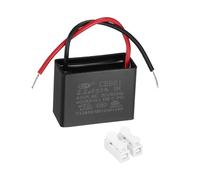 QUARKZMAN CBB61 Condensador Para De Techo 2.2uF 450V AC 2 Cables Reemplazo De Condensador Para De Techo Con Bloques De Terminales Para Motor De Generador 37.5x28.7x17.5mm