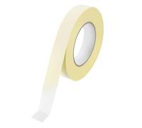 QUARKZMAN Cinta Adhesiva De Tela De Acetato Aislante 1in X 98ft Cinta Blanca De Tela Eléctrica Resistente Al Calor Con Papel Para Reparación Automóviles Guitarras Y Arneses De Cable