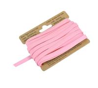 QUARKZMAN Cinta al Bies Doble de 1/4 Pulgadas de Poliéster en Rollo Continuo para Costura, Ribeteado, Acolchado, Dobladillos, Encuadernación de Manualidades (Rosa 10 Yardas)
