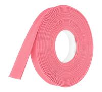 QUARKZMAN Cinta Al Bies Doble Plegada De Poliéster De 5/8 Pulgada Para Coser Costurar Acordonar Hacer Manualidades (Rojo Sandía 6 Yardas)