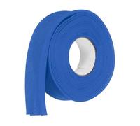 QUARKZMAN Cinta Al Hilo Doble Plegada De 1 Pulgada Cinta Al Hilo De Poliéster Continua A Granel Para Coser Costurar Acolchar Hacer Dobladillos Manualidades (Azul Oscuro 6 Yardas)