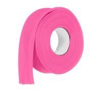 QUARKZMAN Cinta Al Sesgo Doble Plegada De 1 Pulgada Cinta Al Sesgo Continua De Poliéster A Granel Para Coser Costurar Acuñar Ribetear Manualidades (Rojo Rosa 6 Yardas)