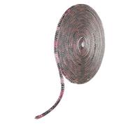 QUARKZMAN Cinta De Estrás Autoadhesiva Con Cristales Cinta De Cristales De Estrás 0.4cm x 5 Yard Rollo De Cinta Brillante De Estrás 2 Filas Para Manualidades DIY Decoración De Bodas Negro