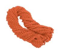 QUARKZMAN Cinta de flecos con pompones 20 Yardas Nailon Naranja Rojo