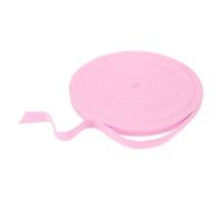 QUARKZMAN Cinta de sarga de algodón 5/8 pulgadas 50 yardas cinta de sarga de espina de pescado rollo cinta de encuadernación sesgo para manualidades manualidades costura paquete regalo, rosa claro
