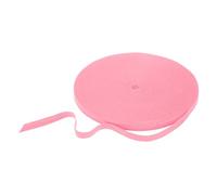 QUARKZMAN Cinta de sarga de algodón de 3/8 pulgadas, 50 yardas, rollo de cinta al bies para manualidades, costura, embalaje de regalo, rosa