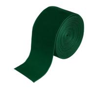 QUARKZMAN Cinta De Terciopelo 1.5 Pulgada X 3 Yarda Carrete De Una Cara Tela De Terciopelo Sedosa Para Ramos Manualidades DIY Envoltorio De Regalos Bodas Fiestas Verde Oscuro