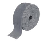 QUARKZMAN Cinta De Terciopelo 1.5 Pulgadas X 5 Yardas Carrete De Una Cara Tela De Terciopelo Sedosa Para Ramos Manualidades DIY Envoltura De Regalos Bodas Fiestas Gris Oscuro