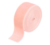 QUARKZMAN Cinta De Terciopelo 1.5 Pulgadas X 5 Yardas Carretel De Una Cara Tela De Terciopelo Sedosa Para Ramos Manualidades Envoltorio De Regalos Bodas Fiestas Color Rosa Polvoriento