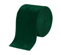QUARKZMAN Cinta De Terciopelo 2 Pulgadas X 3 Yardas Carrete De Una Cara Tela De Terciopelo Sedosa Para Ramos Manualidades DIY Envoltura De Regalos Bodas Fiestas Verde Oscuro
