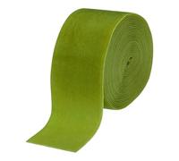 QUARKZMAN Cinta De Terciopelo 2 Pulgadas X 5 Yardas Carrete De Una Cara Tela De Terciopelo Sedosa Para Ramos Manualidades DIY Envoltura De Regalos Bodas Fiestas Verde Hierba