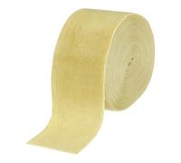 QUARKZMAN Cinta De Terciopelo 2 Pulgadas X 5 Yardas Carrete De Una Cara Tela De Terciopelo Sedoso Para Ramos Manualidades DIY Envoltura De Regalo Boda Fiesta Beige Claro