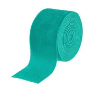 QUARKZMAN Cinta De Terciopelo 2 Pulgadas X 5 Yardas Carrete Una Cara Tela De Terciopelo Sedosa Para Ramos Manualidades DIY Envoltura De Regalos Boda Fiesta Azul Verde