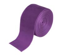 QUARKZMAN Cinta de Terciopelo, 3.8cm x 2.74m Cinta de Raso Suave de Una Sola Cara, 3 Yardas Lazo Regalo para Decoración de Manualidades, Ramos Bodas y Fiestas, Morado Oscuro
