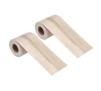 QUARKZMAN Cinta Reparación Veta Madera 2 Pulgadas X 33 Pies Cinta Autoadhesiva Madera Borde Papel Pintado Multiusos Para Muebles Pisos Ventanas Puertas Mesas Hogar Color Crema 2 Rollos