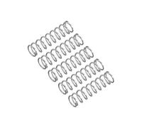 QUARKZMAN Compresión Resorte, 5uds 304 Inoxidable Acero, 3,5mm OD, 0,2mm Alambre Tamaño, 10mm Libre Longitud, Plateado Tono