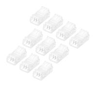 QUARKZMAN Conector de Tira Led de 3 Pines, Conectores Led de 8 mm para Luces de Tira, Clips Rgb sin Cables para Conector de Iluminación de Pista sin Brecha de Luz de Tira, Paquete de 20